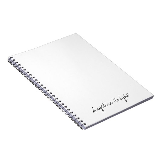 エレガントスタイリッシュユニークトレンディー ノートブック (右側)