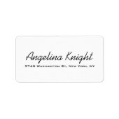 エレガントスタイリッシュユニークトレンディー ラベル (正面)