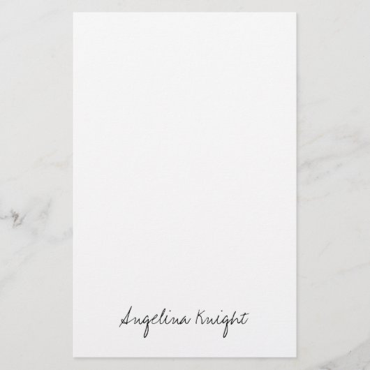 エレガントスタイリッシュユニークトレンディー 便箋 (正面)