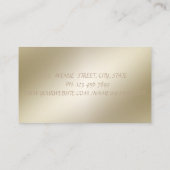 エレガントスタイリッシュ光ストライプの、発疹、唇 名刺 (裏面)