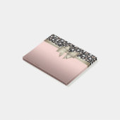 エレガントスタイリッシュ弓，水玉模様 ポストイット (アングル)