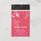 エレガントスタイリッシュ紅 名刺 (正面)