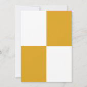 エレガントスタイリッシュ結婚銀フォーマルモダンズ 招待状 (裏面)