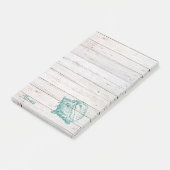 エレガントスタイリッシュ貝木パーソナライズされた質 ポストイット (アングル)