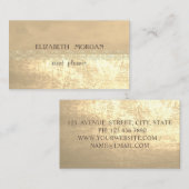 エレガントスタイリッシュ金ゴールド 名刺 (正面/裏面)