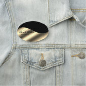 エレガントスタイリッシュ金ゴールド 名札 (インサイチュ)