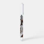 エレガントスタイリッシュ5枚の写真のコラージュ iPhoneケース (右側面)