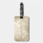 エレガントスタイリッシュ《写真》ぼけ味箔コンフェッティダイヤモンド ラゲッジタグ (裏面縦)