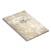 エレガントスタイリッシュ,《写真》ぼけ味,バラ ノートブック (右側)