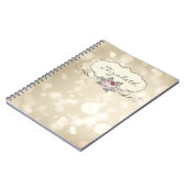 エレガントスタイリッシュ,《写真》ぼけ味,バラ ノートブック (左側)