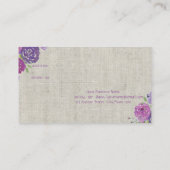 エレガントスタイリッシュ，花紹介カード 紹介カード (裏面)