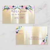 エレガントスタイリッシュ,花紹介カード 紹介カード (正面/裏面)