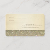 エレガントスタイリッシュGlittery Referral Card 紹介カード (裏面)