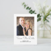 エレガントスタイル | 写真の日付の保存 案内ポストカード (スタンド正面)