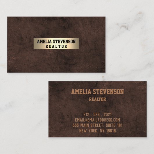 エレガントスタイル 名刺 (正面/裏面)