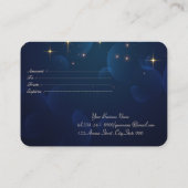 エレガントスターモダンズネイビーブルー 割引カード (裏面)