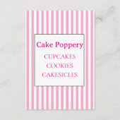 エレガントストライプの エンクロージャーカード (正面)