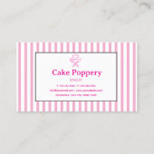 エレガントストライプの ロイヤリティカード (裏面)