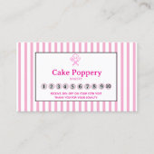 エレガントストライプの ロイヤリティカード (正面)