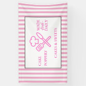 エレガントストライプの 横断幕 (縦)