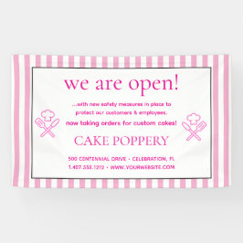 エレガントストライプの 横断幕