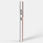 エレガントストライプの SAMSUNG GALAXYケース (右側面)