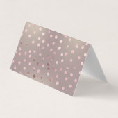 エレガントストライプサンキューカード 名刺 (裏面)