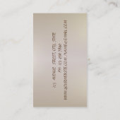 エレガントストライプフローラ 名刺 (裏面)