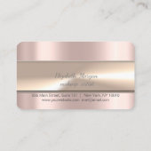 エレガントストライプベーカリーバラ金ゴールドフローラミキサ ロイヤリティカード (裏面)