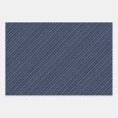 エレガントストライプ金ゴールドスタイリッシュ 男らし ラッピングペーパーシート (正面3)