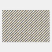 エレガントストライプ金ゴールドスタイリッシュ 男らし ラッピングペーパーシート (正面2)