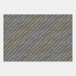 エレガントストライプ金ゴールドスタイリッシュ 男らし ラッピングペーパーシート