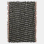 エレガントストライプ金ゴールド スローブランケット (正面縦)