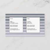 エレガントストライプ 名刺 (裏面)