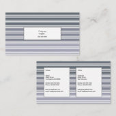 エレガントストライプ 名刺 (正面/裏面)