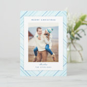 エレガントストライプBlue Family Photo シーズンカード (スタンド正面)