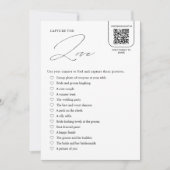 エレガントスパイの結婚ゲームカード 招待状 (正面)