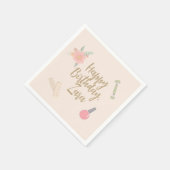 エレガントスパパーティーのカスタム設計 スタンダードカクテルナプキン (角)