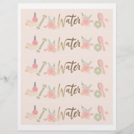 エレガントスパパーティーボトルのラベル チラシ