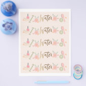 エレガントスパパーティーボトルのラベル チラシ (シングル)