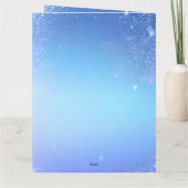 エレガントスパークルウェディング サンキューカード (裏面)