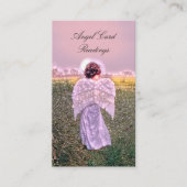 エレガントスピリチュアル白熱［赤熱］光を放つエンジェルカ読ード 名刺 (正面)