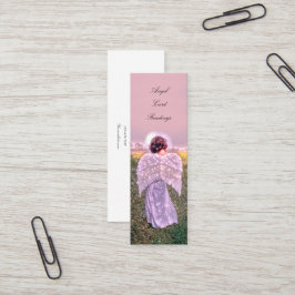 エレガントスピリチュアル白熱［赤熱］光を放つエンジェル読カード スキニー名刺