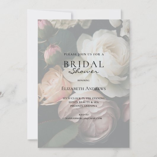 エレガントスブラートパーティーボホエインラドン 招待状 (正面)