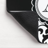 エレガントスモノグラムのクロール マウスパッド (コーナー)