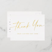 エレガントス実在感謝していトホイルホイルを追加文字白 箔シーズンポストカード (正面/裏面)