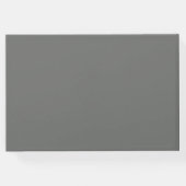 エレガントセージグリーンガーデン結婚フローラ ゲストブック (裏面)