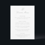 エレガントセージ伝統的グ結婚リーン メニュー<br><div class="desc">クラシックスタイルのメ結婚ニューは、スクリプトとセリフのフォントを備えたシンプルデザインと無エレガント時間のを備え伝統的ている。</div>