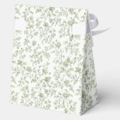 エレガントセージ結婚Chinoiserie's フェイバーボックス (裏面)