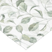 エレガントセージ緑離れ水色パターン ショートテーブルランナー (コーナー)